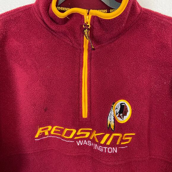 Men's NFL Washington Redskin's Fleece 1/4 Zip - Picture 2 of 6